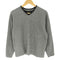 ギャップ Gap 90-00S OLD デカタグ 韓国製 Vネック 裏起毛 フリース地 プルオーバー スウェット メンズ import:XS