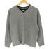 ギャップ Gap 90-00S OLD デカタグ 韓国製 Vネック 裏起毛 フリース地 プルオーバー スウェット メンズ import:XS