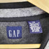 ギャップ Gap 90-00S OLD デカタグ 韓国製 Vネック 裏起毛 フリース地 プルオーバー スウェット メンズ import:XS