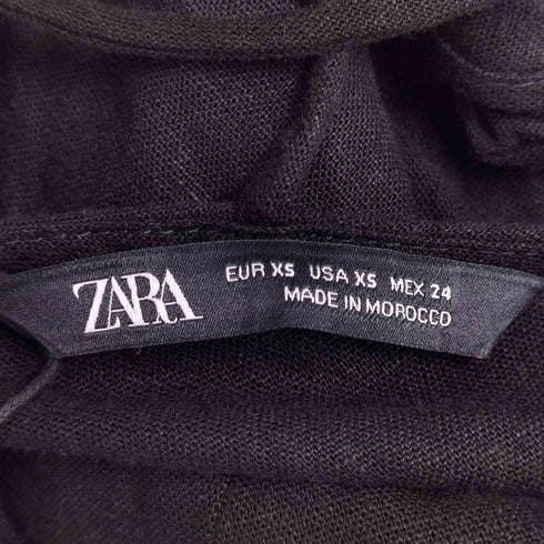 ザラ ZARA リネン混 ワンピース レディース import:XS