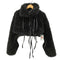 ソリン SORIN Synthetic Fur Lace-up Cardigan レディース 38