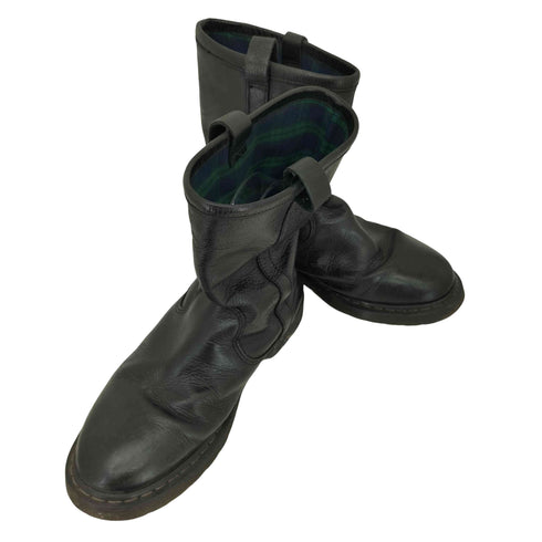 ドクターマーチン Dr.Martens IDRIS 裏地ブラックウォッチチェック ペコスブーツ メンズ UK9