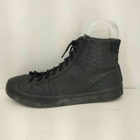 アディダス adidas パイソン型押し ハイカット スニーカー メンズ 27cm