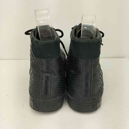 アディダス adidas パイソン型押し ハイカット スニーカー メンズ 27cm