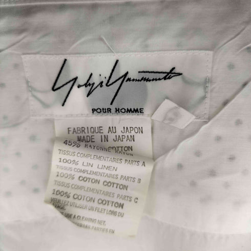 ヨウジヤマモトプールオム Yohji Yamamoto POUR HOMME 00AW サスペンダー L/S シャツ メンズ JPN:3