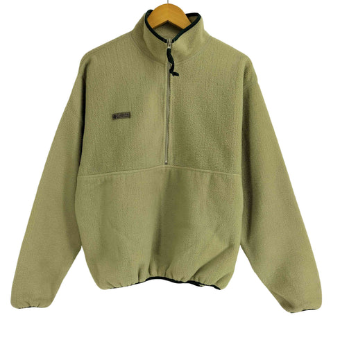 コロンビア Columbia 90S USA製 三角タグ ハーフジップ フリースジャケット メンズ import:M