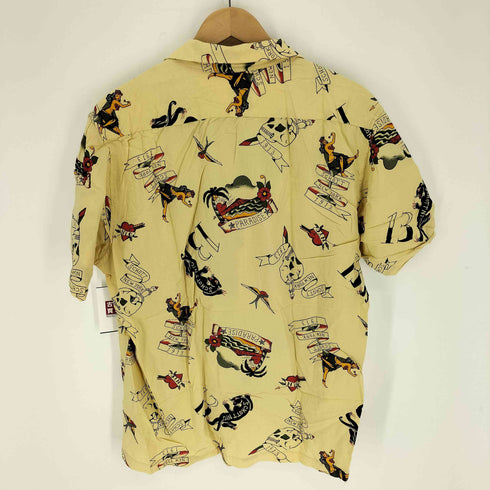 ショット Schott 19SS HAWAIIAN TATOO SHIRT ハワイアン タトゥー アロハシャツ メンズ import:XL
