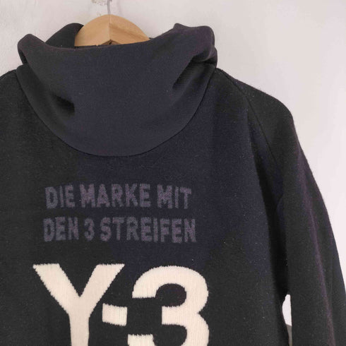 ワイスリー Y-3 U KNITTED STACKED LOGO HOODIE メンズ JPN:S