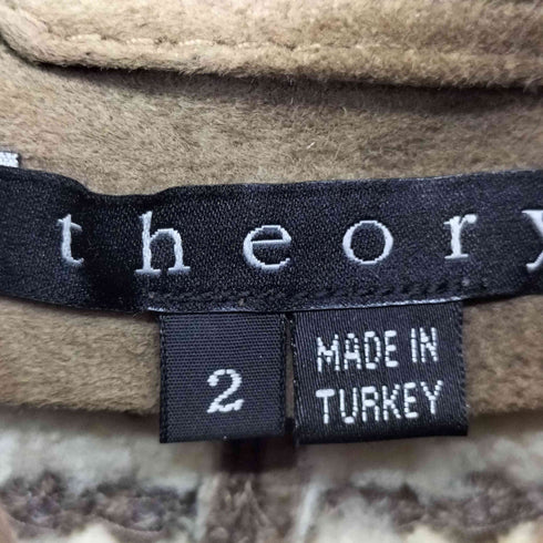 セオリー theory ラムレザーボアジャケット レディース 2