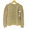 サックスフィフスアベニュー SAKS FIFTH AVENUE 70S イタリア製 VIRGIN WOOL バージン ウール モックネック フィッシャーマン ニット アラン ニット メンズ 18