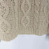 サックスフィフスアベニュー SAKS FIFTH AVENUE 70S イタリア製 VIRGIN WOOL バージン ウール モックネック フィッシャーマン ニット アラン ニット メンズ 18