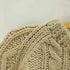 サックスフィフスアベニュー SAKS FIFTH AVENUE 70S イタリア製 VIRGIN WOOL バージン ウール モックネック フィッシャーマン ニット アラン ニット メンズ 18