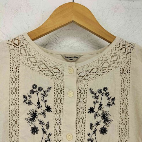 サマンサモスモス samansa Mos2 胸元刺繍ブラウス レディース FREE