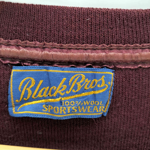Black Bros Sportswear 両ポケ Vネック ニット セーター メンズ