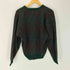 THE ITALIAN SWEATER CO イタリア製 アーガイル柄 ミックスカラー ウール アクリル Vネック ニット セーター メンズ import:M
