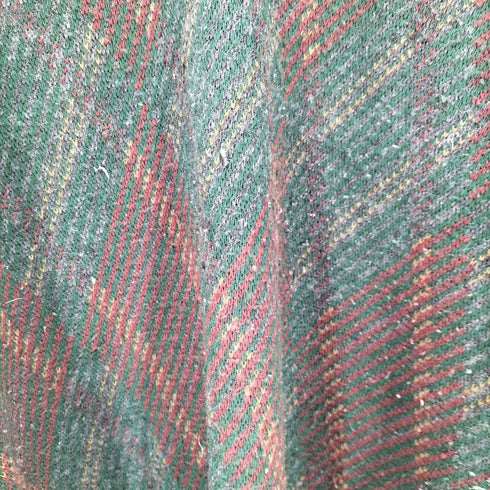 THE ITALIAN SWEATER CO イタリア製 アーガイル柄 ミックスカラー ウール アクリル Vネック ニット セーター メンズ import:M
