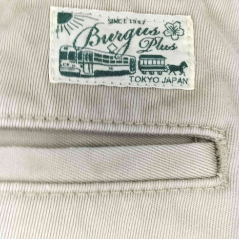バーガスプラス BURGUS PLUS 401 ボタンフライチノパンツ メンズ 33
