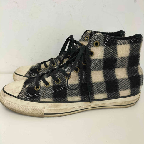 コンバース CONVERSE ALL STAR ウール チェック柄 ハイカットスニーカー メンズ CONVERSE:9