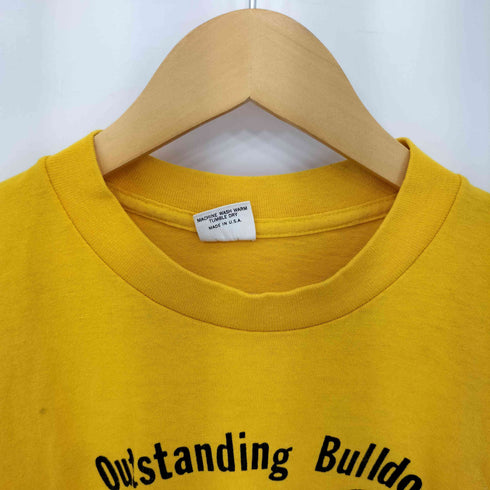 ベルトン BELTON 90s USA製 袖裾シングル Out standing Bulldog クルーネック 半袖Tシャツ カットソー メンズ M