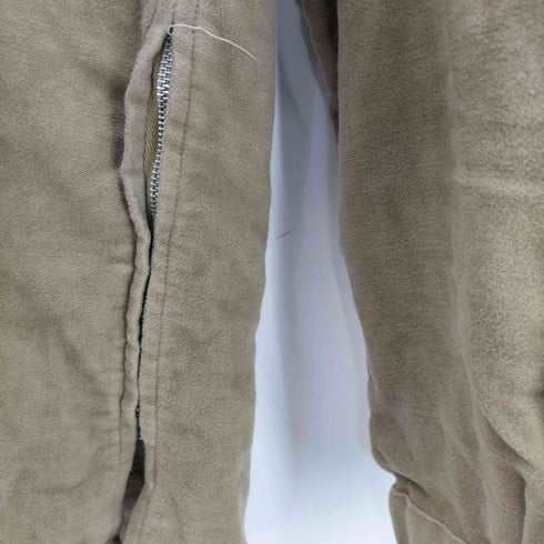 シアーズ Sears 60-70S Premiere USA製 襟袖ボア NYNCO ジップ 裾ジップ スキッパー レースアップ ドリルトップ プルオーバー シャツ メンズ import:S