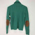 ポロラルフローレン POLO RALPH LAUREN エルボーパッチ タートルネック ケーブルニット レディース import:S