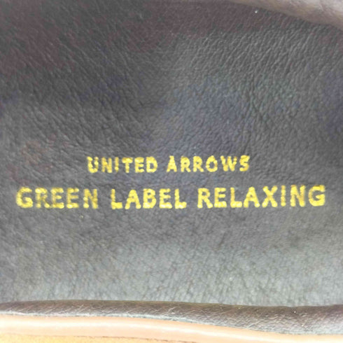 ユナイテッドアローズグリーンレーベルリラクシング UNITED ARROWS green label relaxing レザースリッポン メンズ 9 1/2