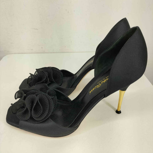 ジャンビトロッシ Gianvito Rossi フロントリボンピンヒールサンダル レディース EUR:38