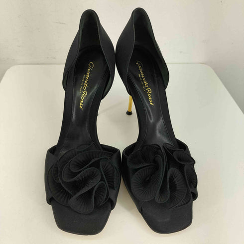 ジャンビトロッシ Gianvito Rossi フロントリボンピンヒールサンダル レディース EUR:38