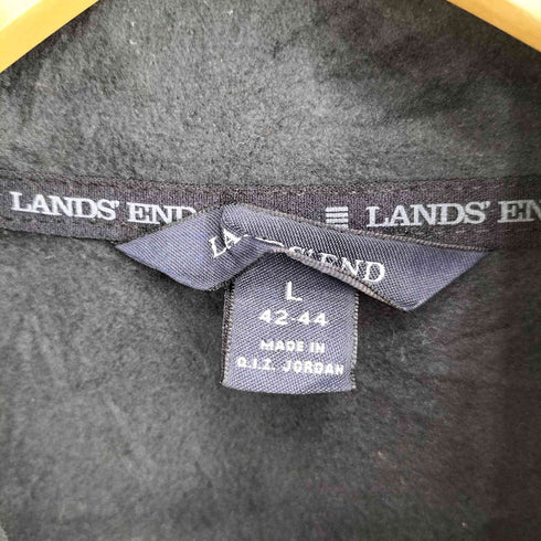 ランズエンド LANDS END ハーフジップフリースジャケット メンズ import:L