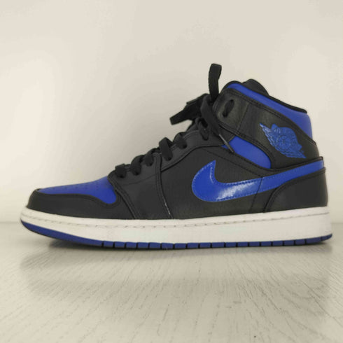 ジョーダンブランド JORDAN BRAND NIKE AIR JORDAN 1 MID BLACK/BLUE メンズ JPN:27