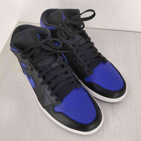 ジョーダンブランド JORDAN BRAND NIKE AIR JORDAN 1 MID BLACK/BLUE メンズ JPN:27