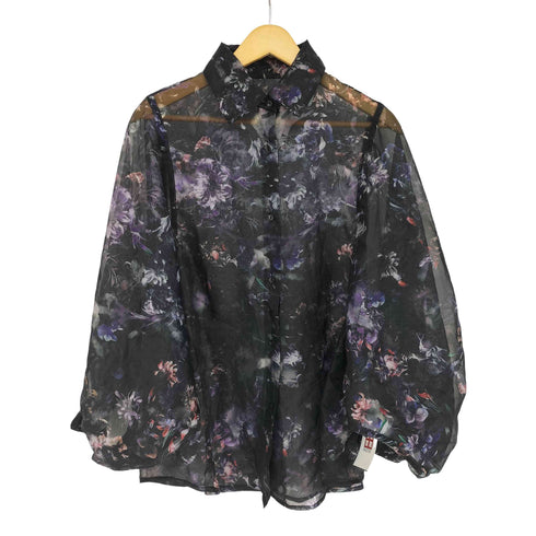 ハレ HARE ARTflowerシアーシャツ レディース FREE