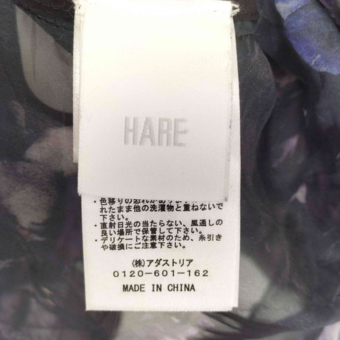ハレ HARE ARTflowerシアーシャツ レディース FREE