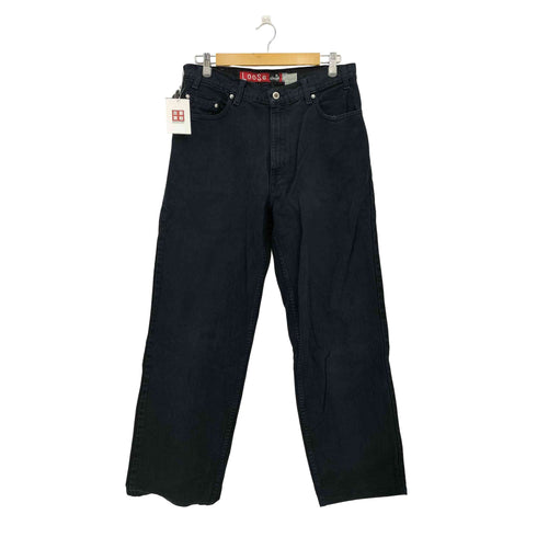 リーバイス Levis 95年 11月製造 USA製 silver Tab LooSe ボタン裏549 後染め バギーデニムパンツ メンズ 34×34
