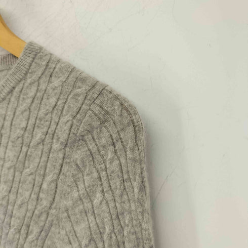ユナイテッドアローズグリーンレーベルリラクシング UNITED ARROWS green label relaxing CB CASH CABLE C/N 12Gニット カシミヤケーブルニット レディース JPN:38