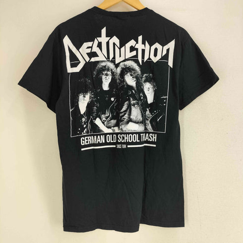 バンドプリント S/S Tシャツ メンズ import:M