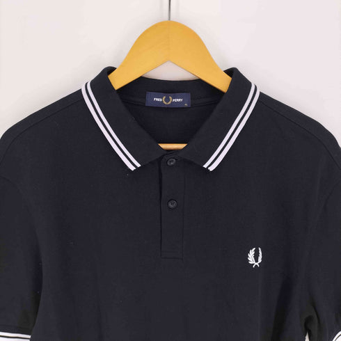 フレッドペリー FRED PERRY M3600 ロゴ 刺繍 S/S ポロシャツ メンズ import:XL