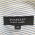 バーバリーブラックレーベル BURBERRY BLACK LABEL ホースロゴ刺繍L/Sストライプシャツ メンズ 40