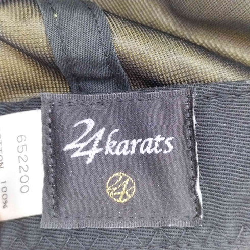 トゥエンティーフォーカラッツ 24karats 24刺繍6パネルキャップ メンズ FREE