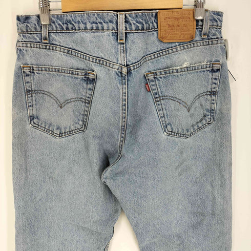 リーバイス Levis 505 メキシコ製 ボタン裏刻印493 REGULAR FIT STRAIGHT LEG ダメージ ストレート デニム パンツ メンズ W36 L30