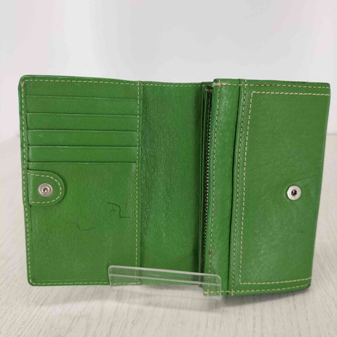 ラコステ LACOSTE レザー二つ折り財布 コインケース レディース