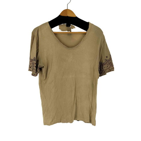 ロアー roar 袖ペイズリー柄 S/S Tシャツ メンズ JPN:3