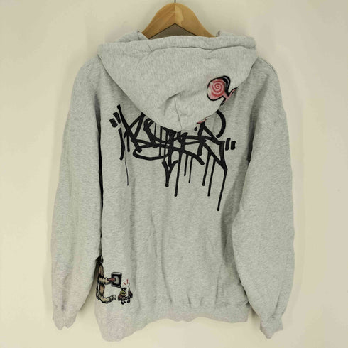 エクストララージ XLARGE 24AW PAINTING ZIP-UP HOODED SWEATSHIRT ペインティング ジップアップ フーデッド トレーナー メンズ JPN:L