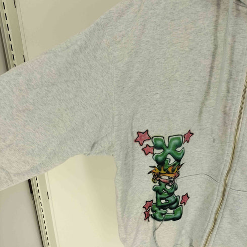 エクストララージ XLARGE 24AW PAINTING ZIP-UP HOODED SWEATSHIRT ペインティング ジップアップ フーデッド トレーナー メンズ JPN:L