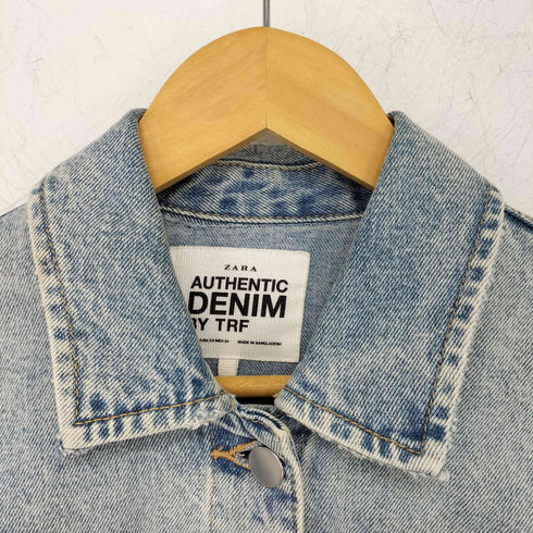 ザラ ZARA オーバーデニムジャケット レディース import:XS