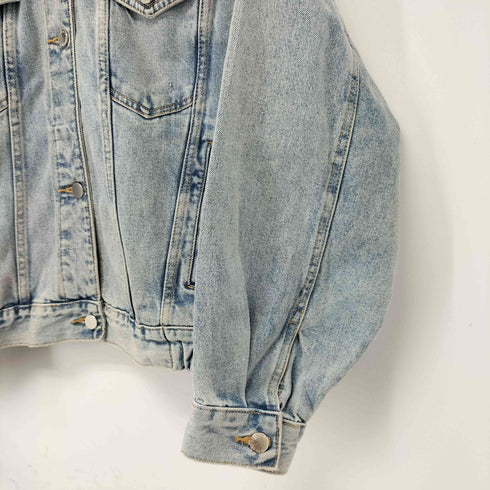 ザラ ZARA オーバーデニムジャケット レディース import:XS