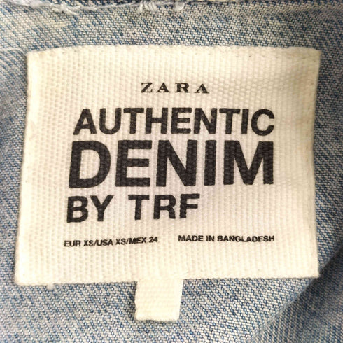 ザラ ZARA オーバーデニムジャケット レディース import:XS