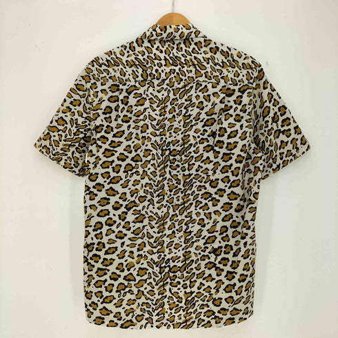 ステューシー Stussy 00s フロントダブルポケット 半袖レオパードシャツ メンズ JPN:S