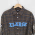 エクストララージ XLARGE 24AW PATCHED FLANNEL SHIRT パッチ フランネル シャツ メンズ JPN:L
