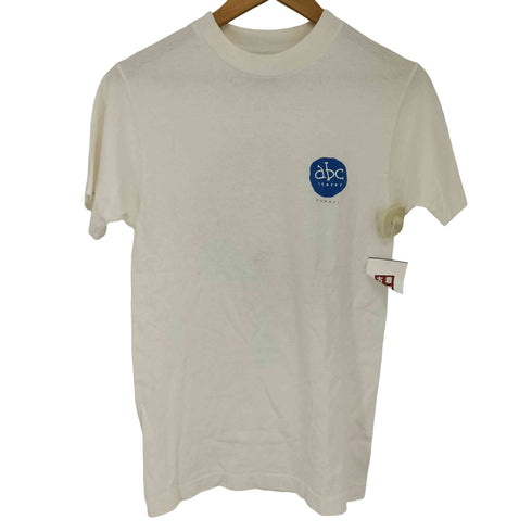 ABC DESIGN USA製 ロゴプリント コットン Tシャツ メンズ import:S